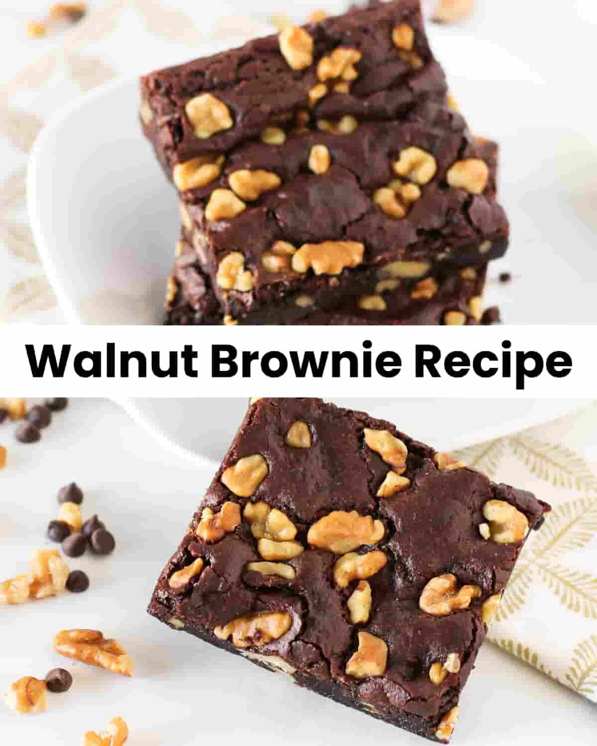 Walnut brownies recipe